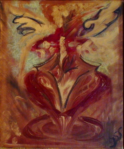 Painting by Judith Stahl Schidlowsky